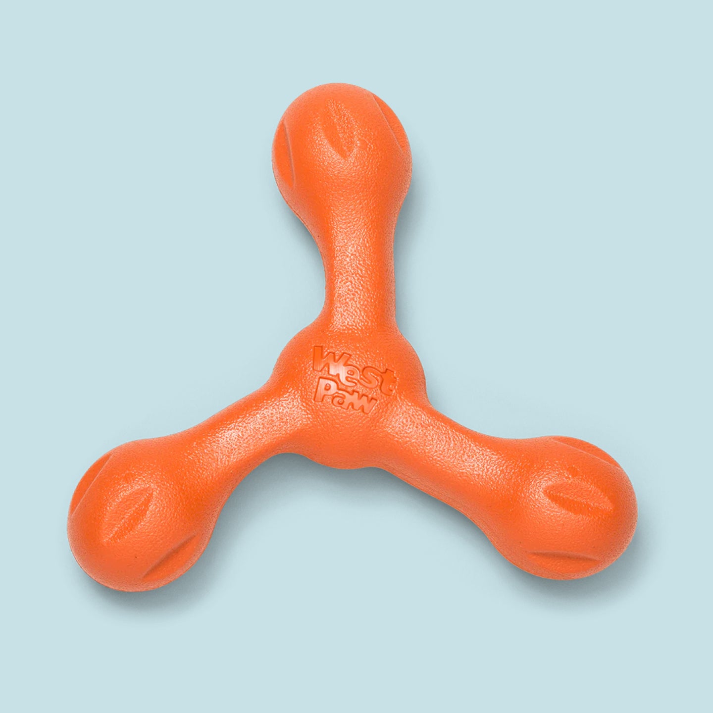 West Paw Skamp Flyer-Inspired Fetch Dog Toy - Orange