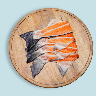 Meaty Salmon Tails for dogs