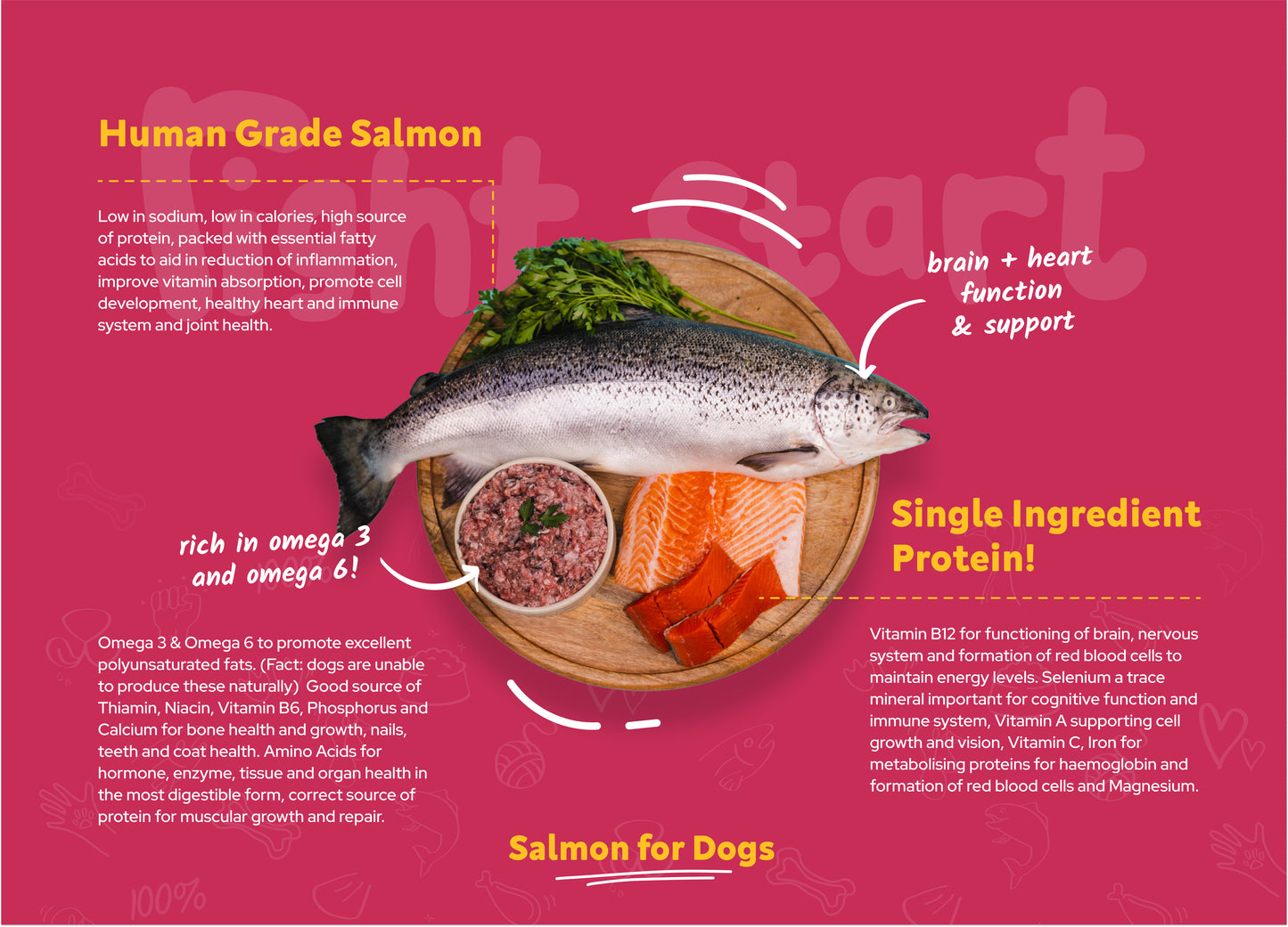 bone box for dogs salmon nutrition information