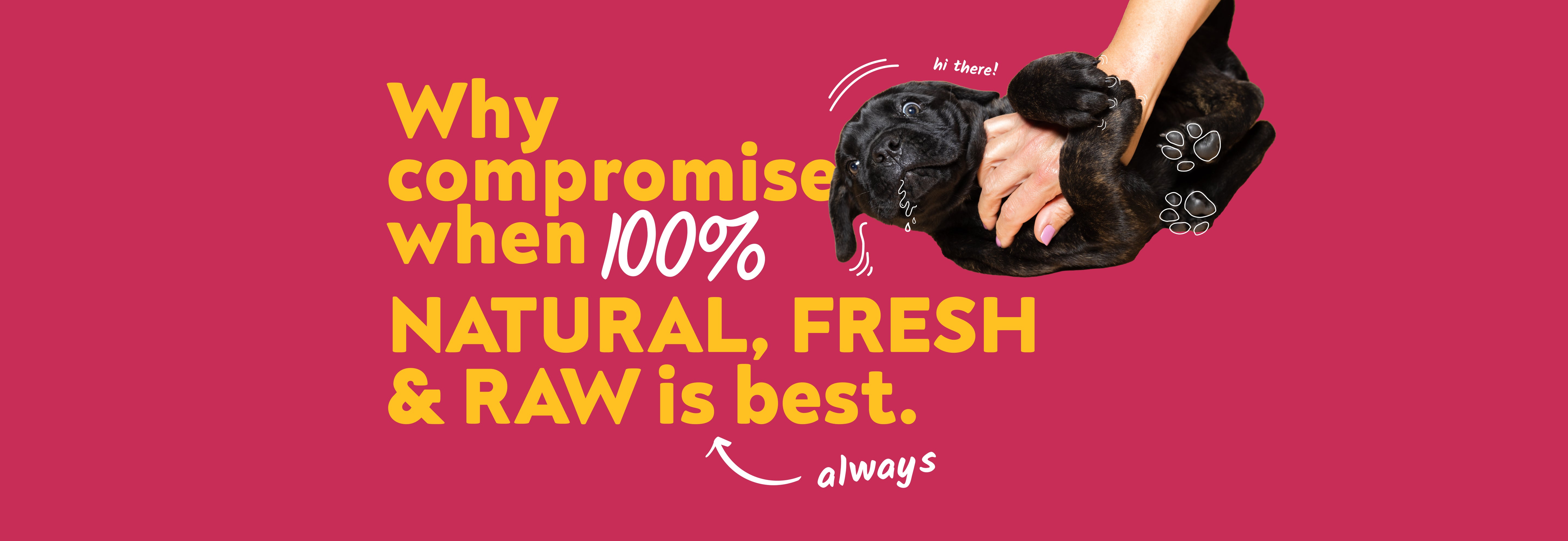 rawpetfoodslogan