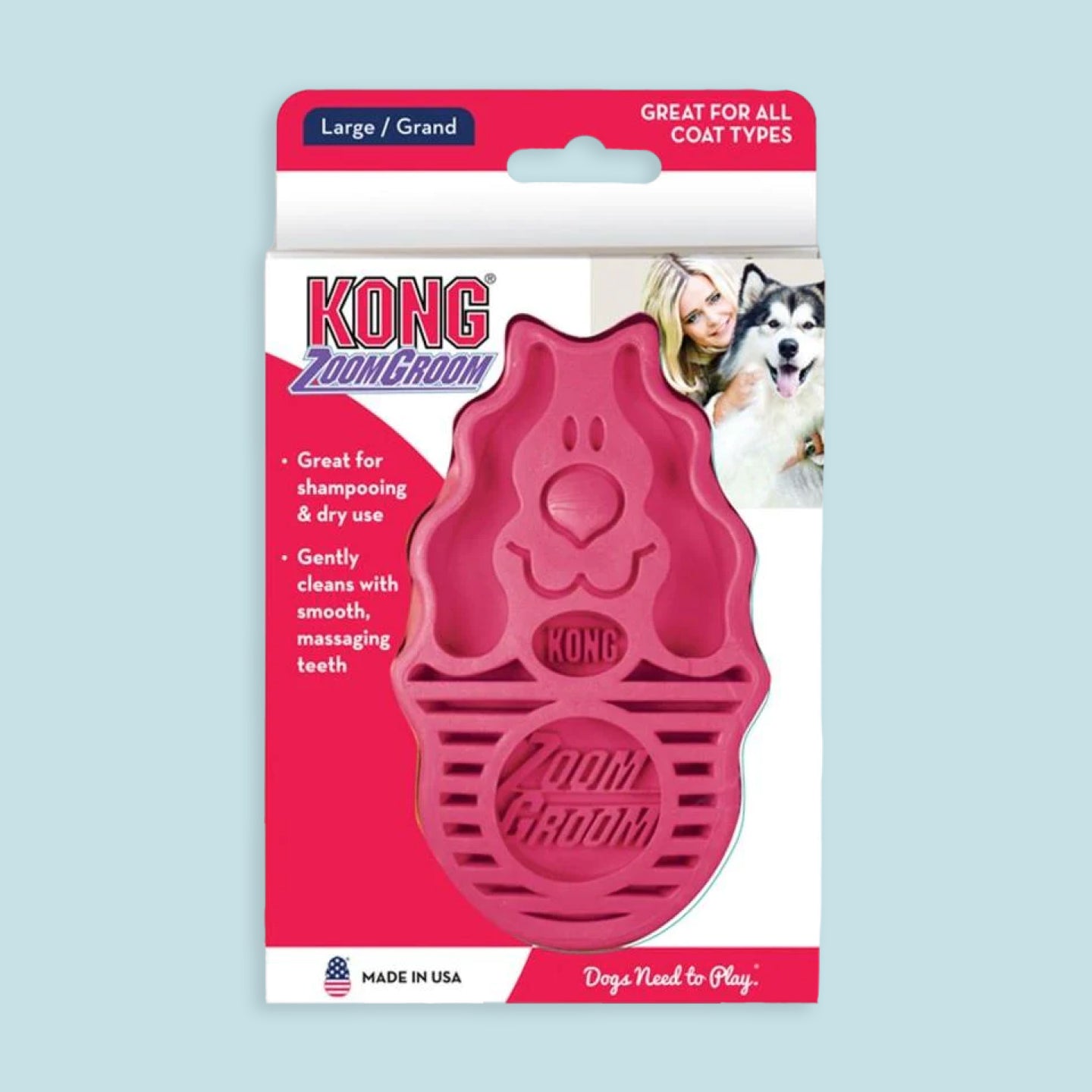 Kong ZoomGroom Dog Brush