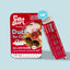 duck for cats pack in pink 500g packaging. blue text reads x8 duck for cats 