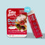 duck for cats pack. pink packaging blue text reads x12 duck for cats 500g