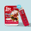 duck for cats pack. pink packaging blue text reads x7 duck for cats 500g